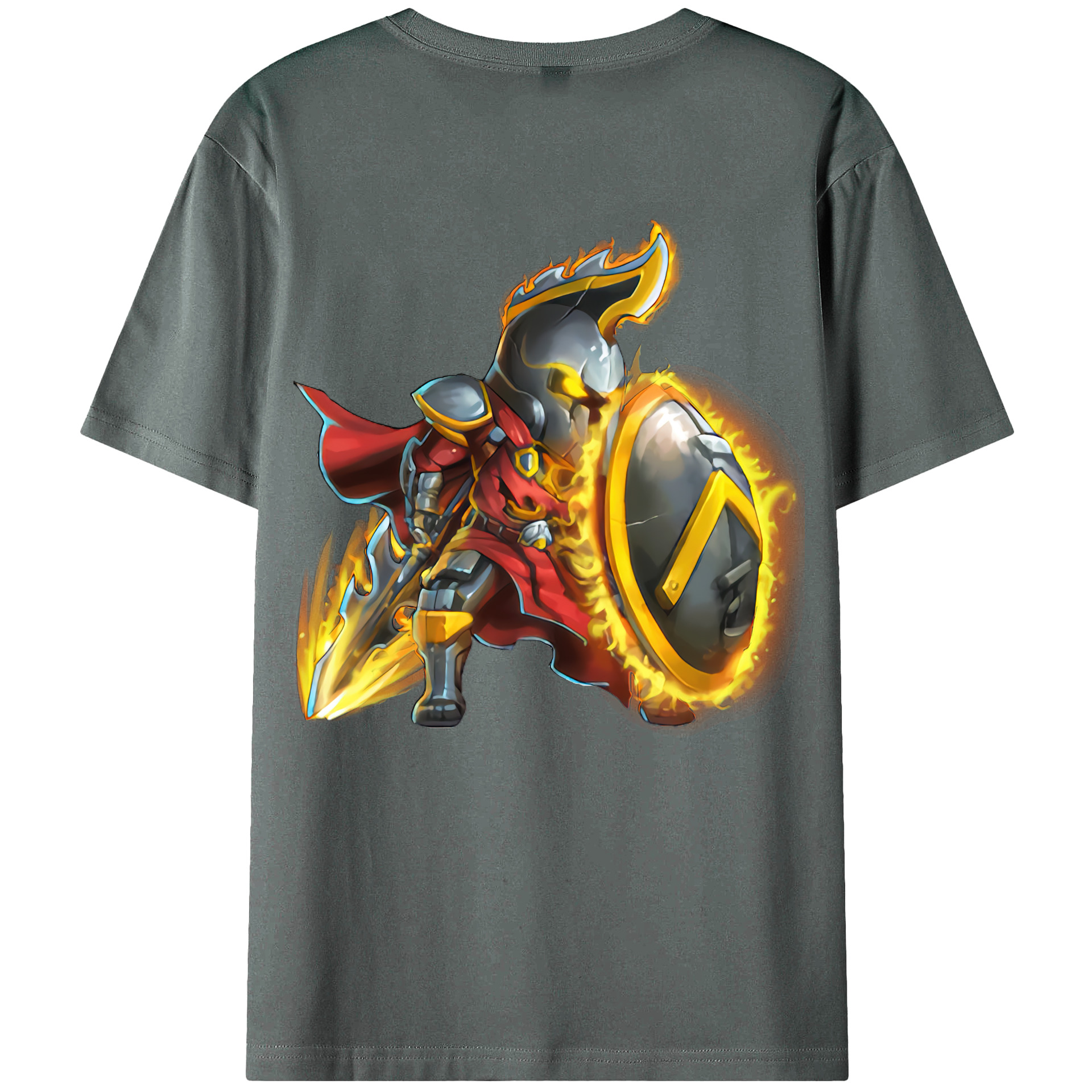 （画像用） リーグ・オブ・レジェンド League of Legends LOL 綿100％ メンズ半袖Tシャツ（バックプリント） 通気性